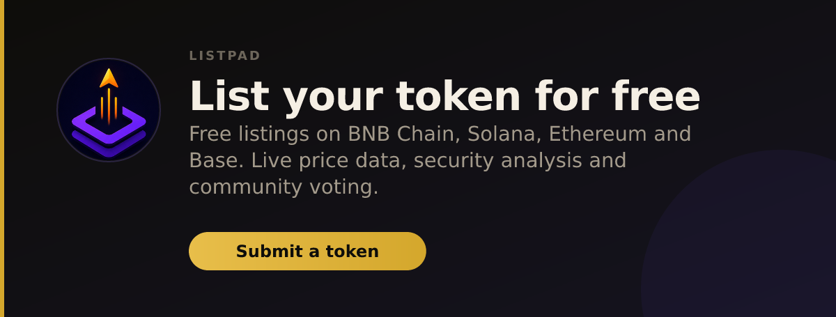 List your token for free